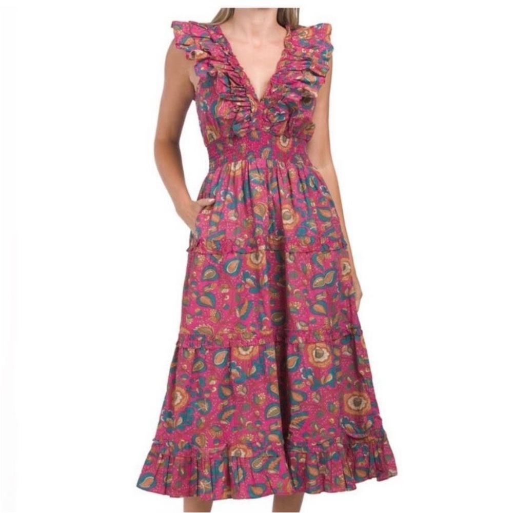 House of Harlow Ruffle maxi dress sz. small
